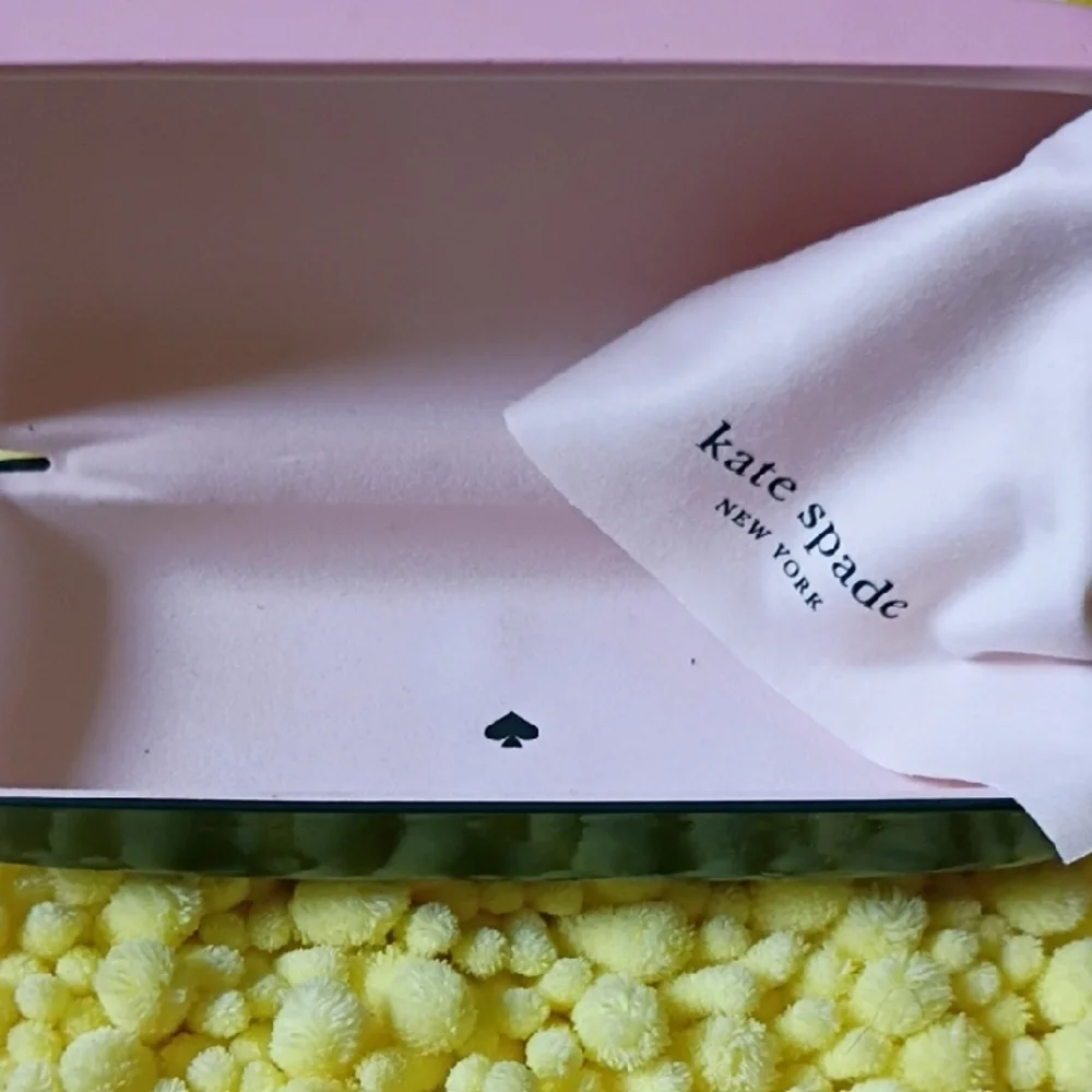 Kate Spade Pink and Green Sunglasses Case - Picture 2 of 3